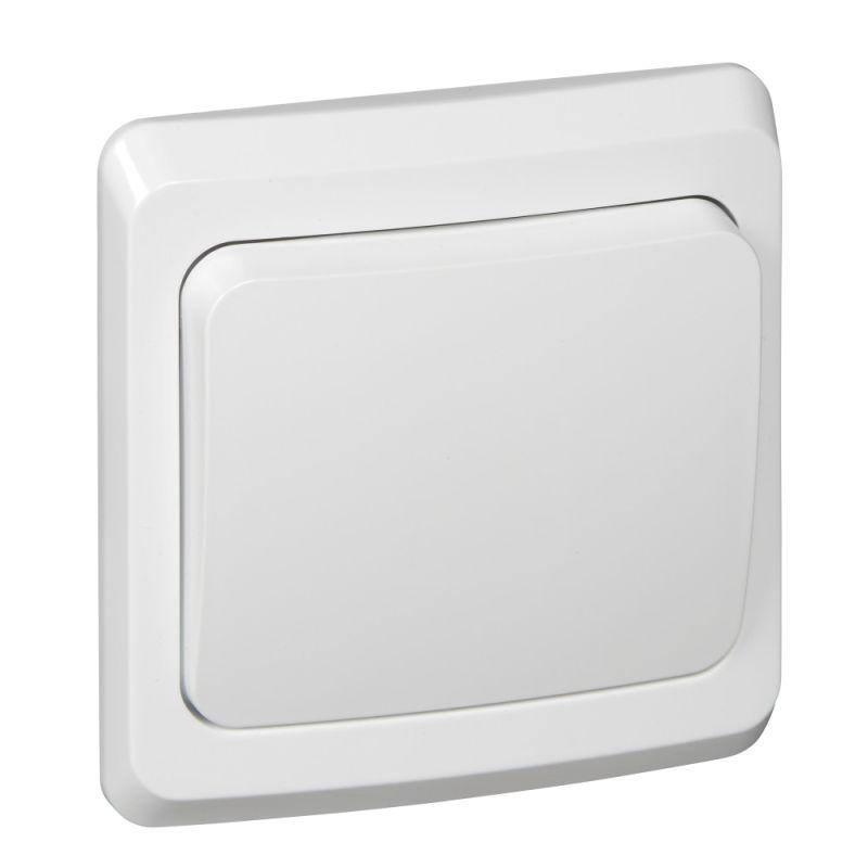 выключатель 1-кл. сп этюд 10а ip20 бел. se bc10-001b от BTSprom.by