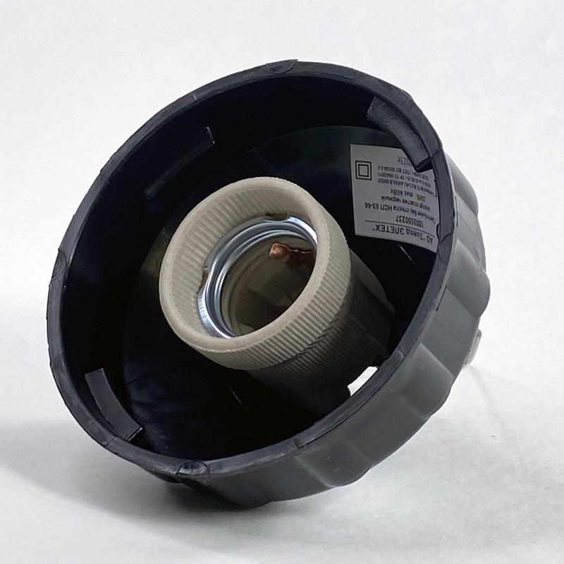  Светильник НСП 03-60 без стекла; корпус пластик черн. Элетех 1005550237 фото в каталоге от BTSprom.by