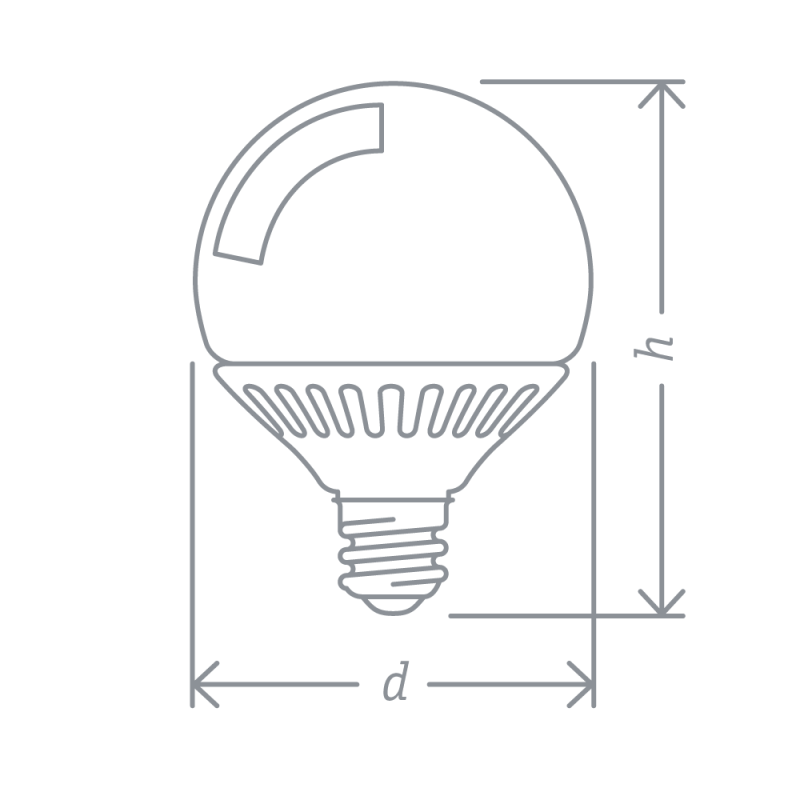 Лампа светодиодная 94 147 NLL-G95-12-230-2.7K-E27 12Вт шар 2700К тепл. бел. E27 1000лм 176-264В Navigator 94147 фото в каталоге от BTSprom.by