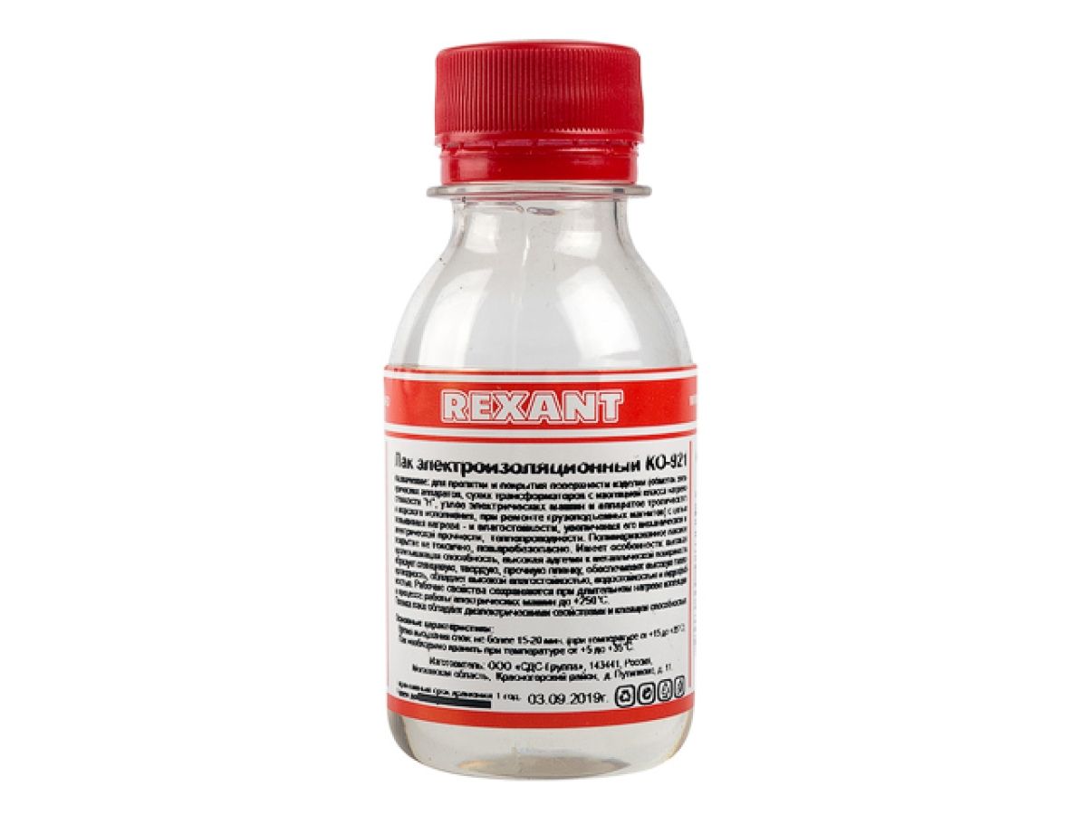 лак электроизоляционный ko-921 100 мл rexant 09-3789 от BTSprom.by
