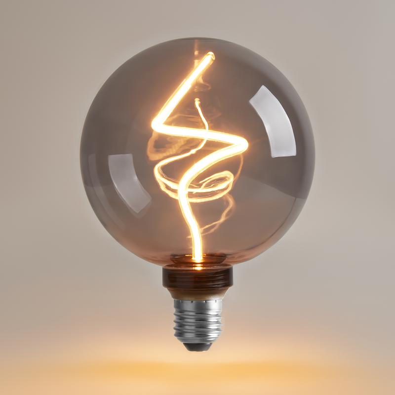 Лампа светодиодная филаментная Loft 271 G125 5Вт 1800К E27 DIM Voltega 8559 фото в каталоге от BTSprom.by