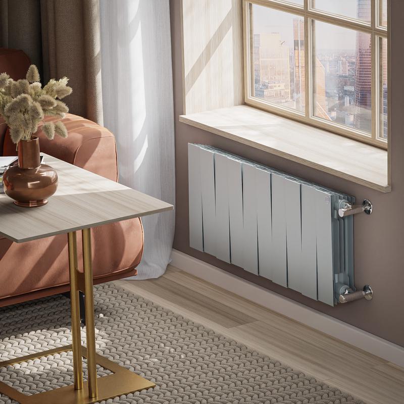  Радиатор PianoForte 300 10 секц. биметал. Silver Satin Royal Thermo НС-1346073 фото в каталоге от BTSprom.by