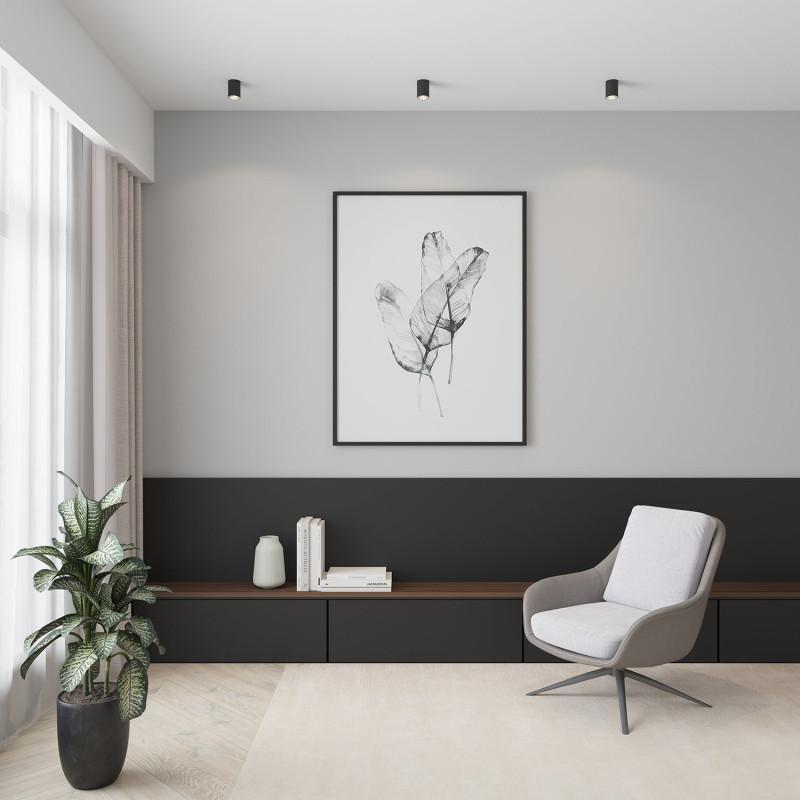  Светильник 10Вт GU5.3 IP20 LED накладной пластик черн. DENKIRS 666242 фото в каталоге от BTSprom.by