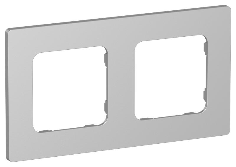 рамка 2-м сп flite ру-2-к-фла алюм. iek fi-m22-32-20-k47 от BTSprom.by