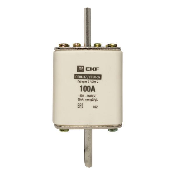  Вставка плавкая ППН-37 400/100А габарит 2 PROxima EKF fus-37/400/100 фото в каталоге от BTSprom.by