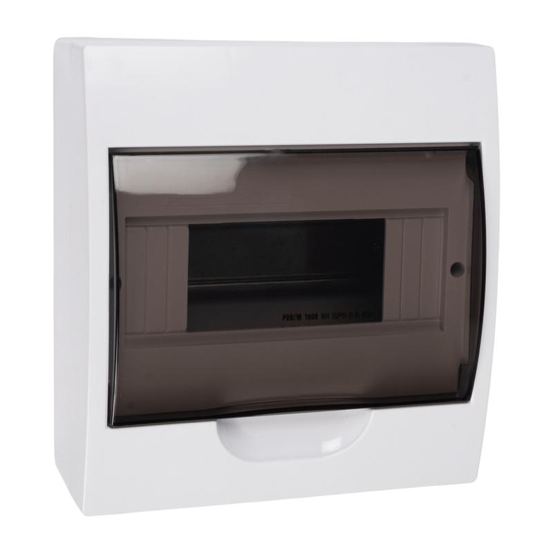 бокс модульный накладной pdb/w 1008 wh (щрн-п- 8) ip41 пластик. pro jazzway 5071667 от BTSprom.by