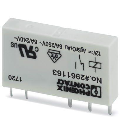 реле одиночное rel-mr- 12dc/21au phoenix contact 2961163 от BTSprom.by