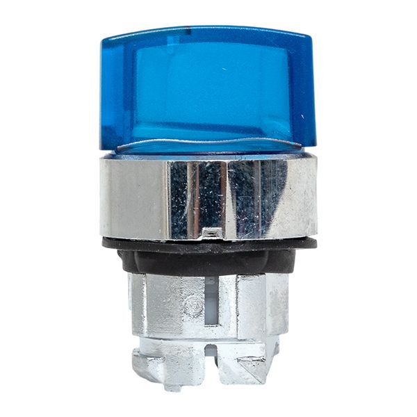  Механизм переключателя исполнительный XB4 IP65 на 3 положения с фиксацией с подсветкой с короткой ручкой син. EKF XB4BD3FL-B-65 фото в каталоге от BTSprom.by