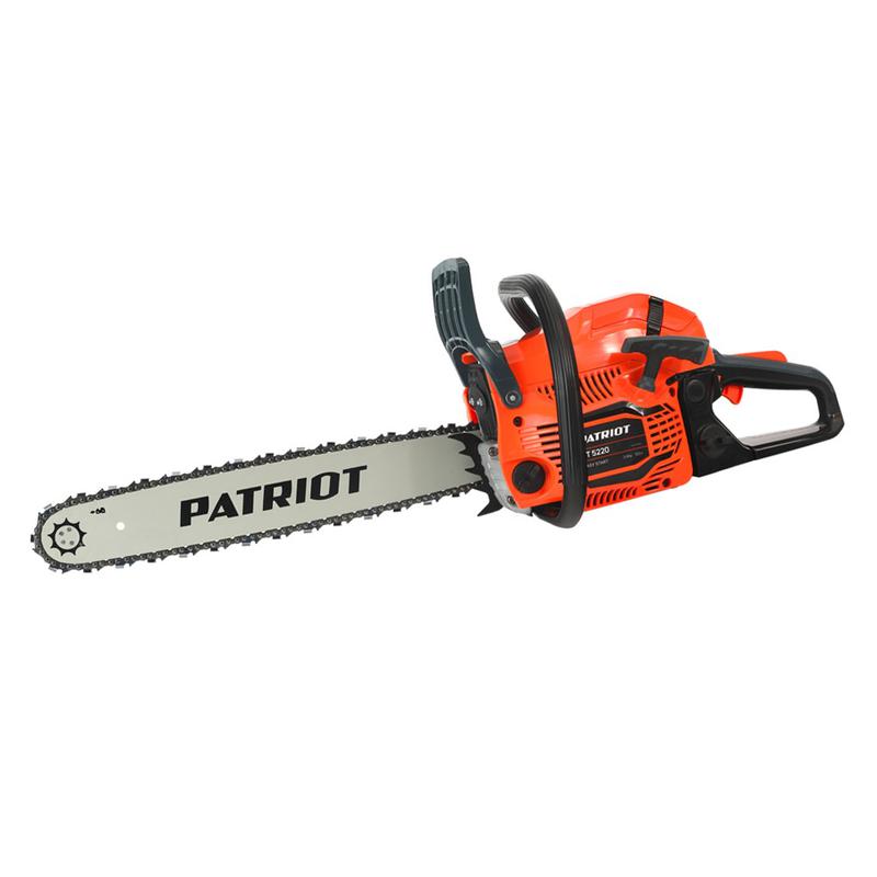 пила цепная бензиновая pt 5220 3.4л/с 20дюйм easy start patriot 220105570 от BTSprom.by