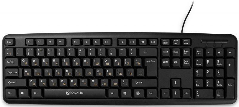 клавиатура 130m черн. usb 8136 оклик 337077 от BTSprom.by