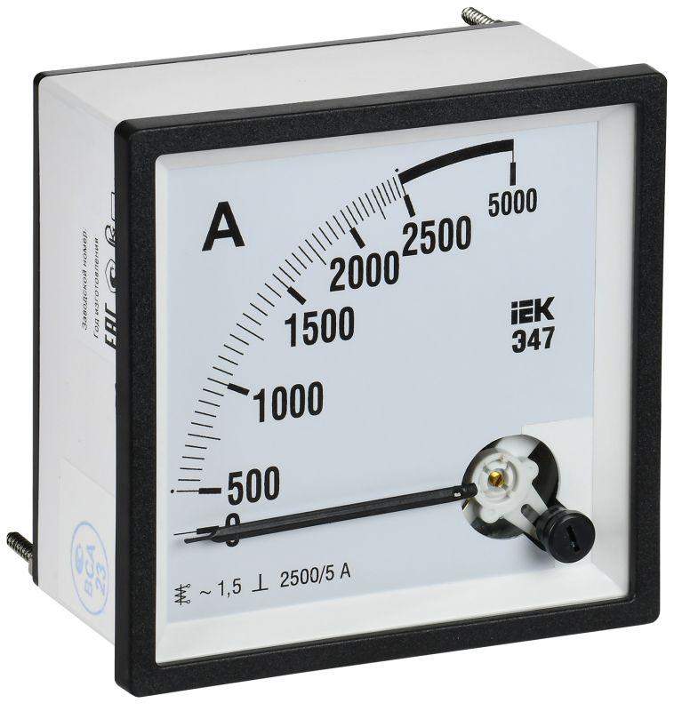 амперметр э47 2500/5а класс точн. 1.5 96х96мм iek ipa20-6-2500-e от BTSprom.by амперметр э47 2500/5а класс точн. 1.5 96х96мм iek ipa20-6-2500-e от BTSprom.by