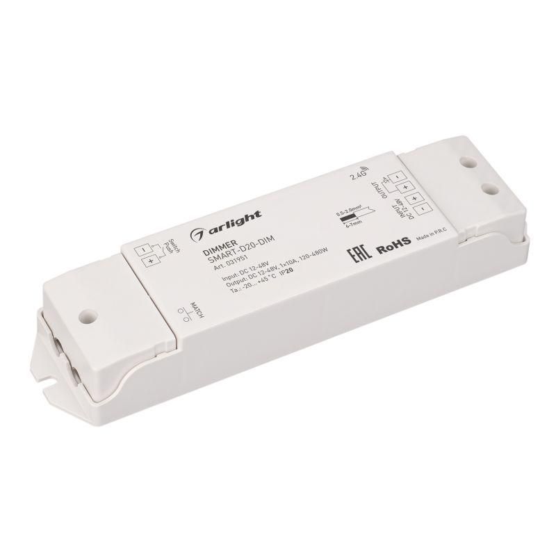 диммер smart-d20-dim 12-48в 1х10а 2.4g ip20 пластик arlight 031951 от BTSprom.by