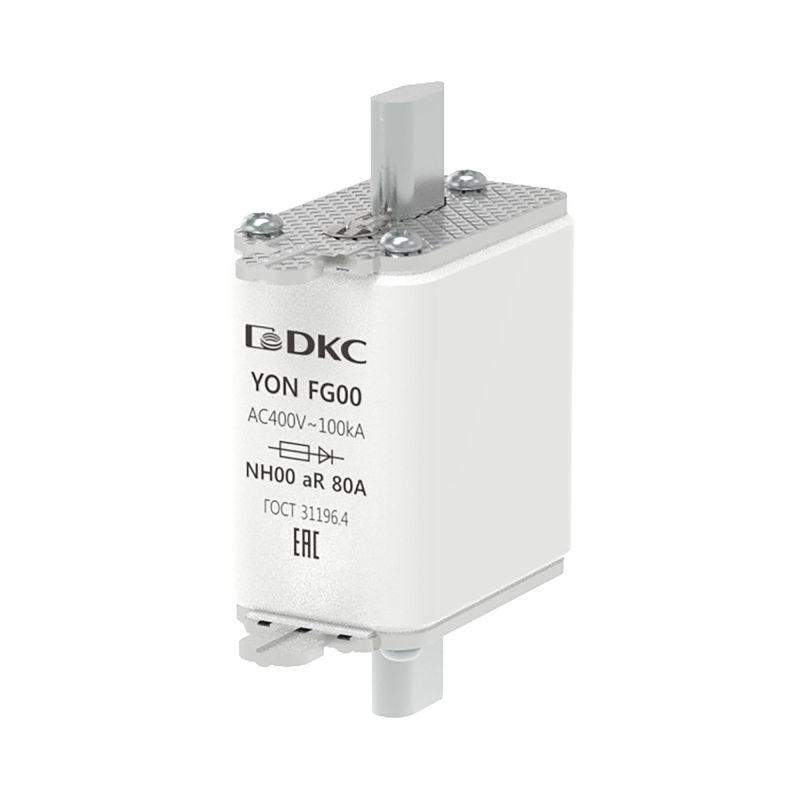предохранитель yon ножевого типа fg00 80а 400в хар-ка ar dkc 1fg00-0080-400v-ar от BTSprom.by