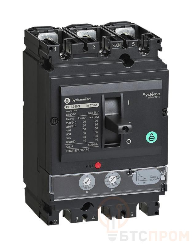 Выключатель автоматический SYSTEMEPACT CCB250 100кА 3P3D TMD200 рычаг SE SPC250S200L3DF фото в каталоге от BTSprom.by  Выключатель автоматический SYSTEMEPACT CCB250 100кА 3P3D TMD200 рычаг SE SPC250S200L3DF фото в каталоге от BTSprom.by