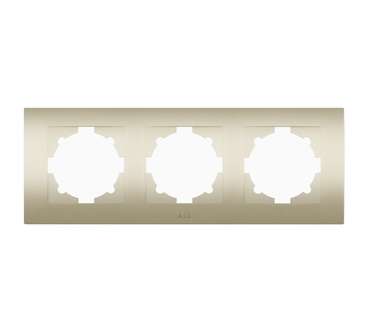 рамка 3-м cosmo титаниум abb 612-011400-227 от BTSprom.by