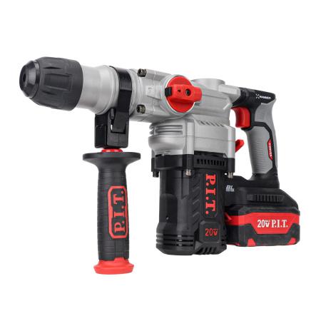 перфоратор sds-plus аккумуляторный бесщеточный pbh20h-26a/1 (верт 20в 5.0дж 3реж 26мм 1х4ач.зу) p.i.t. pbh20h-26a/1 от BTSprom.by