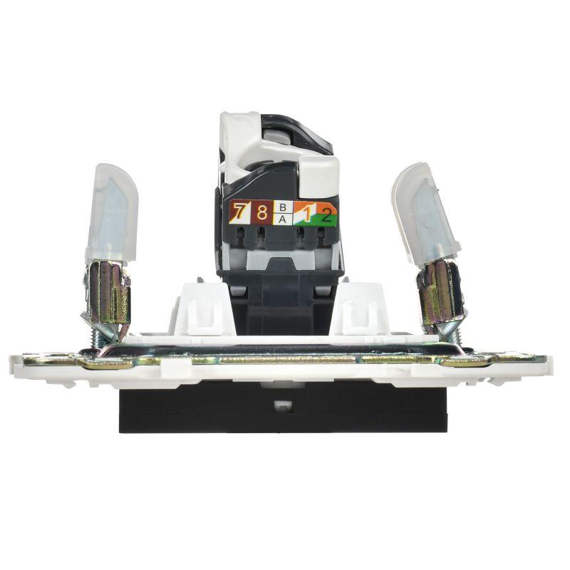  Розетка компьютерная RJ45 кат.5E SKANDY SK-K01Bl черн. IEK SK-K10-1-K02 фото в каталоге от BTSprom.by