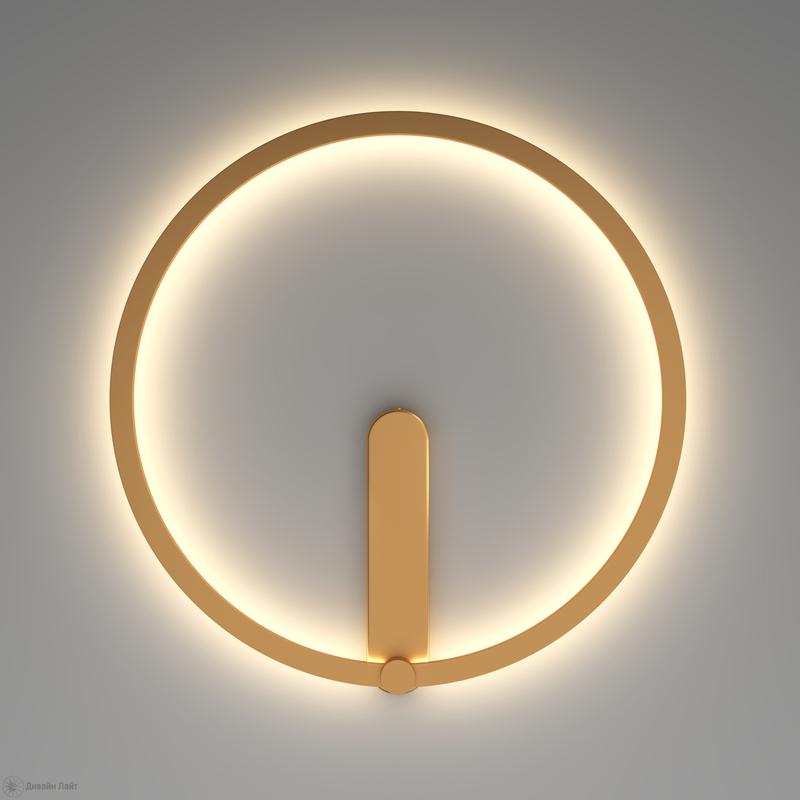  Бра ROUND 24Вт 3000/4000/6500К IP20 со светодиодом алюм. матов. зол. DENKIRS 772626 фото в каталоге от BTSprom.by