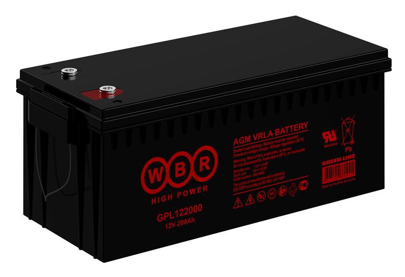  Аккумулятор 12В 200А.ч WBR GPL122000 WBR фото в каталоге от BTSprom.by