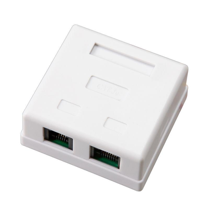  Розетка компьютерная + телефонная 2-м ОП RJ45 (8P8C) + RJ11 (6P4C) LAN Rexant 06-0106-C фото в каталоге от BTSprom.by