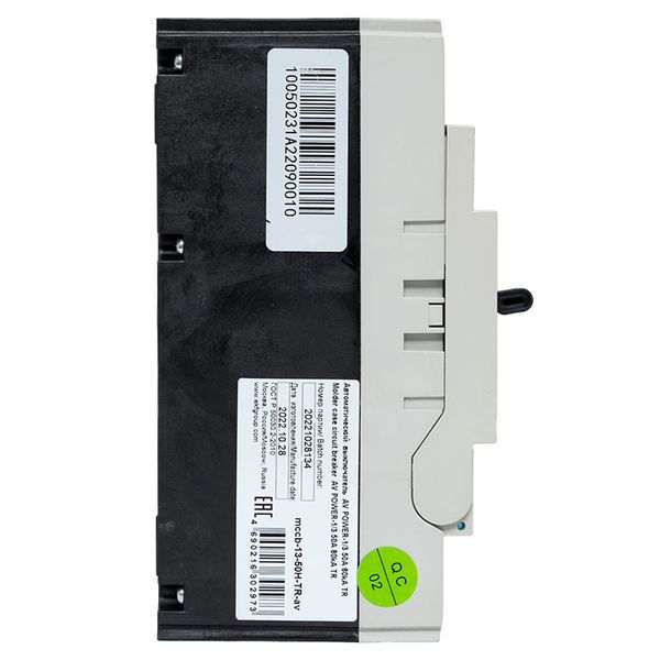  Выключатель автоматический 50А 80кА AV POWER-1/3 TR AVERES EKF mccb-13-50H-TR-av фото в каталоге от BTSprom.by