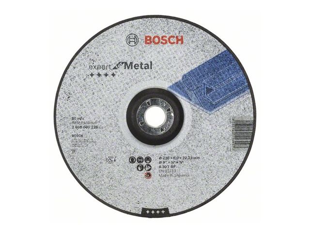 круг обдирочный 230х6x22.2 мм для металла bosch 2608600228 от BTSprom.by