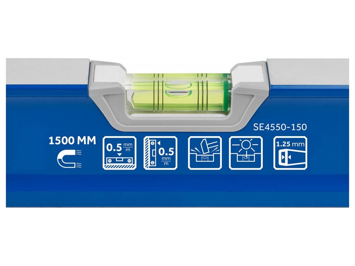  Уровень 1500мм магнитный EXPERT STARTUL (SE4550-150) (зеркальный глазок, усиленные магнитные свойства, фрезерованная поверхность) SE4550-150 фото в каталоге от BTSprom.by