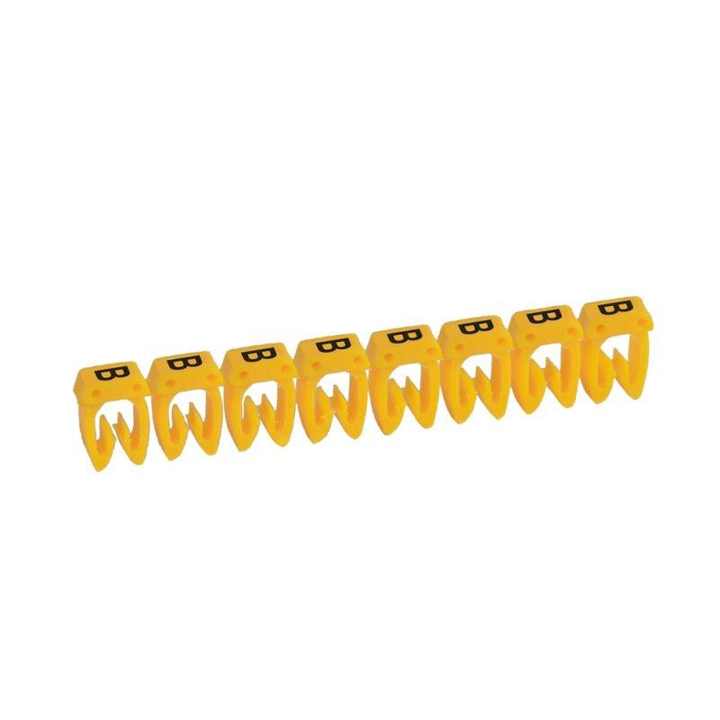 маркер каб. 0.15-0.5кв.мм cab3 "b" черн. на желт. фоне (уп.300шт) leg 038111 от BTSprom.by