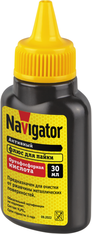 флюс 93 747 nem-fl04-f30 ортофосфорная кислота 30мл navigator 93747 от BTSprom.by