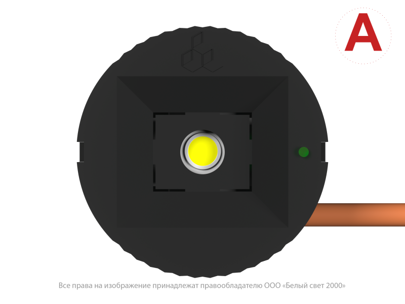  Светильник аварийный BS-OKO-83-L1-INEXI2 Black Белый свет a18693 фото в каталоге от BTSprom.by