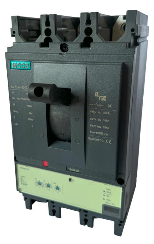 Выключатель автоматический MCCB BA-EL6-400L/3P 400А (электронный Micrologic 2.3 ICU:50KA) ELTEC 1223400 фото в каталоге от BTSprom.by