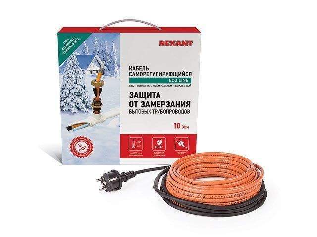 греющий саморегулирующийся кабель (комплект в трубу) 10htm2-ct (10м/100вт)  rexant (греющий саморегулирующийся кабель (комплект в трубу) 10htm2-ct (10 от BTSprom.by