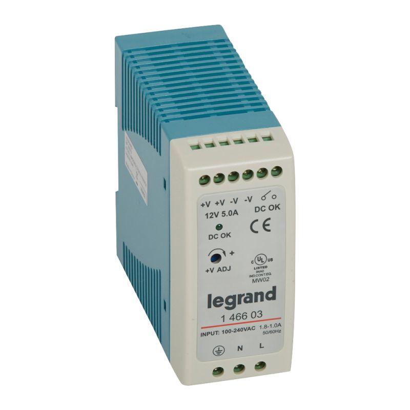 источник питания импульсный 1-фазный 12в 60вт 5а leg 146603 от BTSprom.by