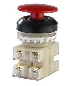  Выключатель кнопочный ВК30-10-21130-54 У2 2НО+1НЗ гриб без фиксации 10А IP54 660В красн. Электротехник ET502346 фото в каталоге от BTSprom.by