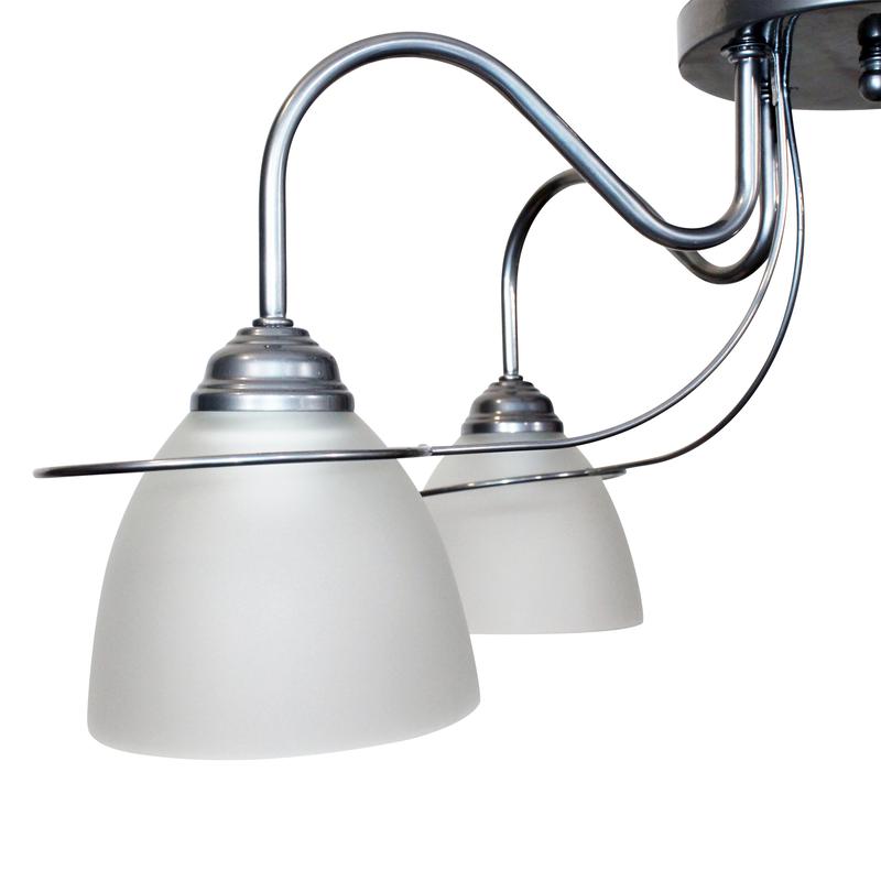  Светильник НСБ 01-5х60-137 "Атлас" 151 хром (Плафон 0898) E27 ИУ Элетех 1005404476 фото в каталоге от BTSprom.by