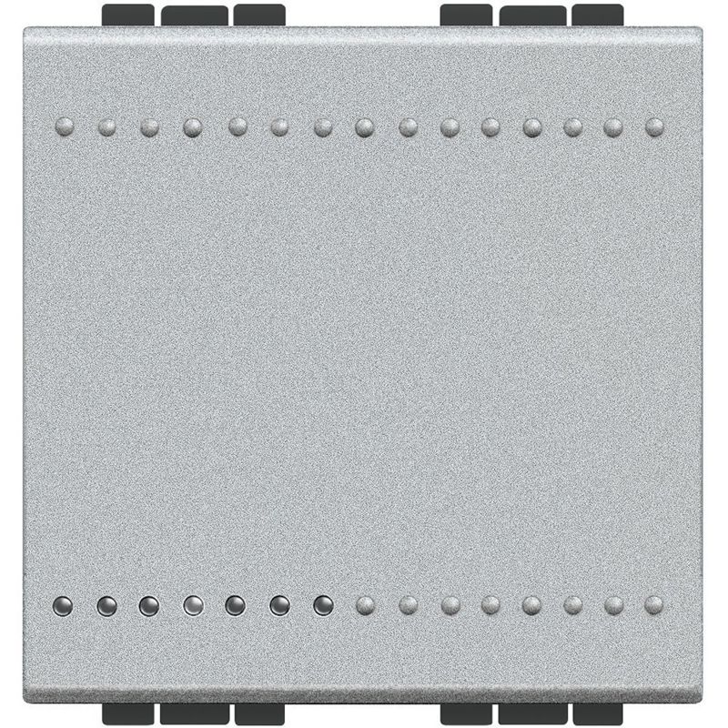 выключатель 1-кл. 2мод. сп livinglight 16а ip20 винтов. клеммы алюм. leg btc nt4001m2n от BTSprom.by