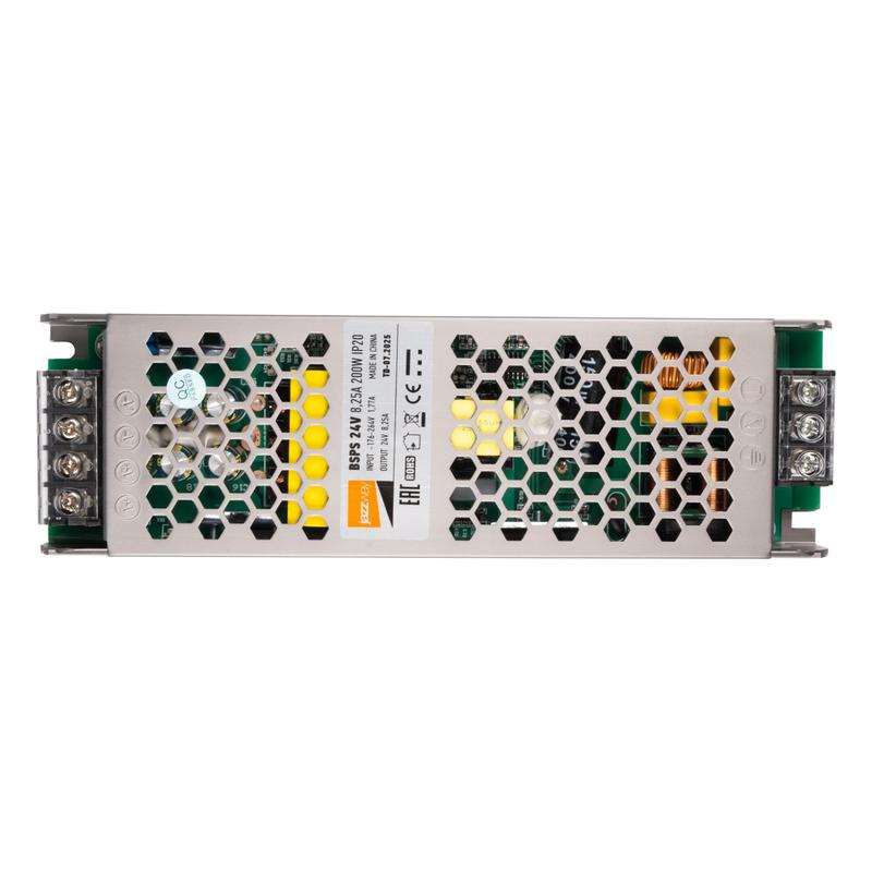 блок питания для светодиод. ленты bsps 24в 8.25а=200вт ip20 jazzway 5066533 от BTSprom.by