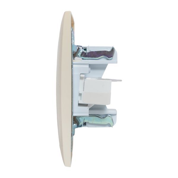  Розетка телефонная 1-м СП Валенсия RJ11 крем. PROxima EKF EWT01-034-20 фото в каталоге от BTSprom.by