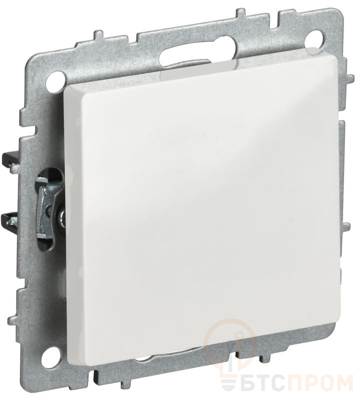  Выключатель 1-кл. BRITE 10А безвинтов. крепл. ВС11-1-0-БрБ бел. механизм IEK BR-V10-0-10-1-K01 фото в каталоге от BTSprom.by