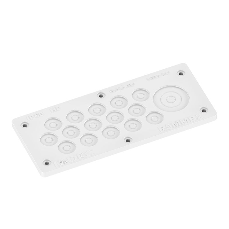 ввод кабельный мембранный epdm ip66 -70..+90град.c 216х89мм 15хd20-200мм 1хd20-405мм dkc r5mmb2 от BTSprom.by