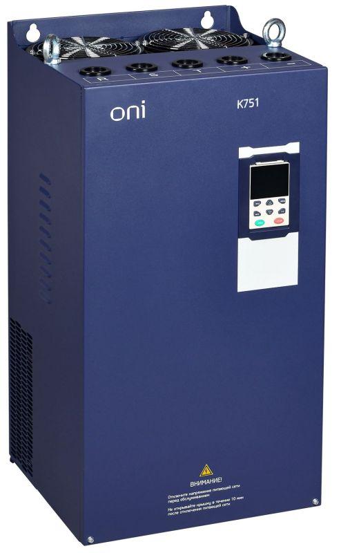 преобразователь частоты k751 380в 3ф 132-160квт 253-304а oni k751-33-132160m от BTSprom.by