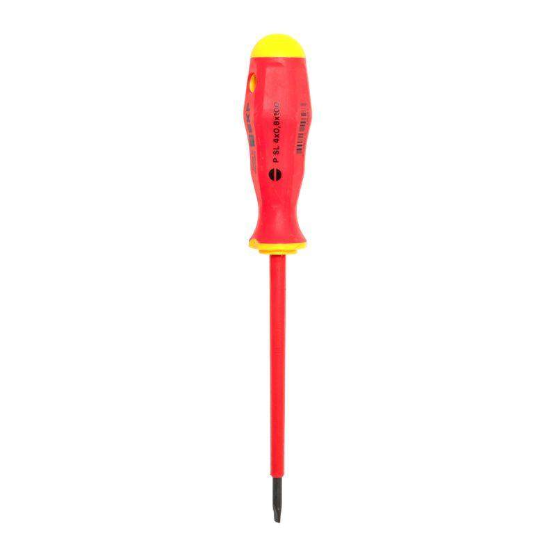  Отвертка Professional SL4х0.8мм VDE 1000В EKF sl-4-0.8-pro-in фото в каталоге от BTSprom.by