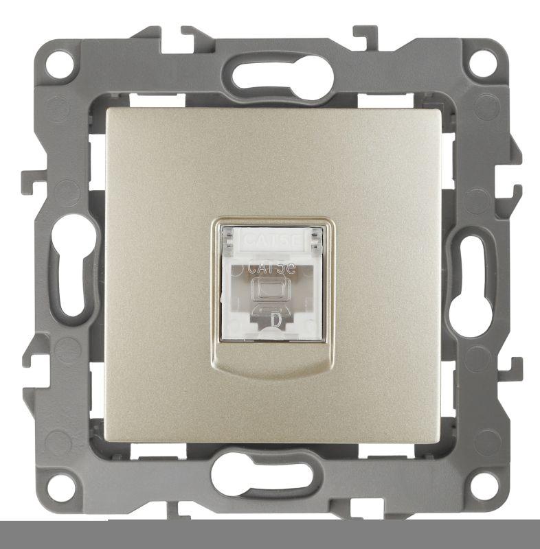 розетка компьютерная эра12 12-3107-04 rj45 шампань эра б0014726 от BTSprom.by