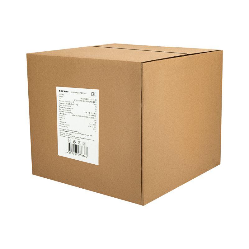  Кабель греющий саморег. 40КНС 2ЛТГ-ЭЛ-65/85 экранир. взрывозащ. Ex UV 40Вт/м 200м Rexant 51-0253 фото в каталоге от BTSprom.by