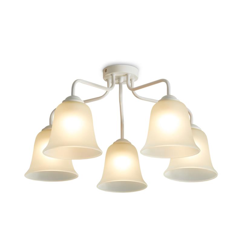 светильник потолочный bells 5х60вт e27 ip20 freya fr5448cl-05w от BTSprom.by