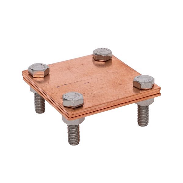 зажим полоса 40 - полоса 40 (3 пластины 70х70мм) cu proxima ekf lp-g3105-cu от BTSprom.by