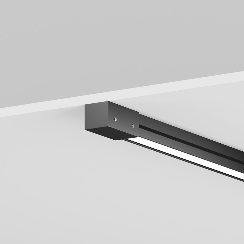  Профиль накладной Elasity IP L3000 черн. Maytoni O-TR001-P-B3M фото в каталоге от BTSprom.by