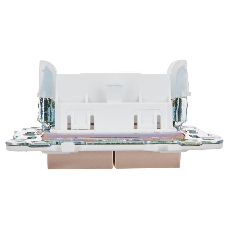  Выключатель 2-кл. SKANDY 10А SK-V04Sa песочн. IEK SK-V20-0-10-K98 фото в каталоге от BTSprom.by