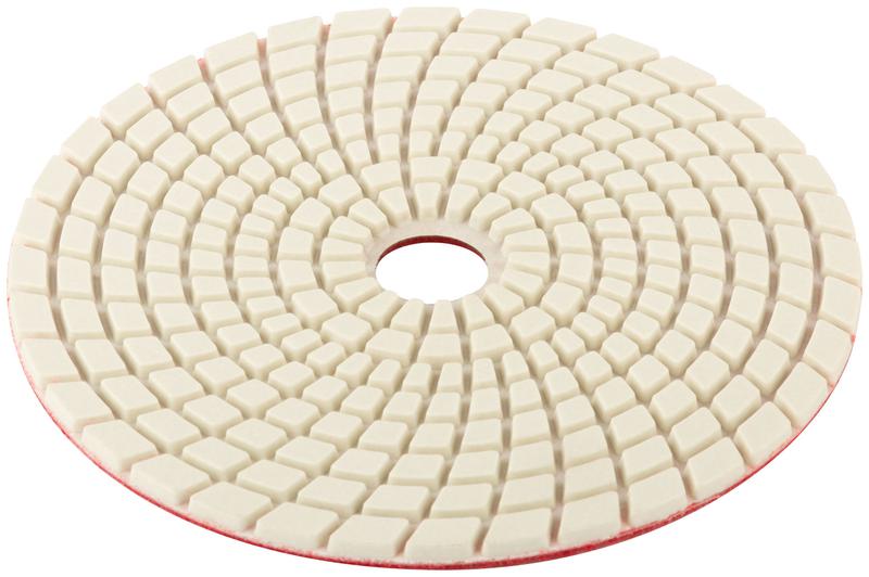  Круг шлифовальный алмазный гибкий АГШК (липучка) влажное шлифование 125мм Р 400 FIT 39884 фото в каталоге от BTSprom.by