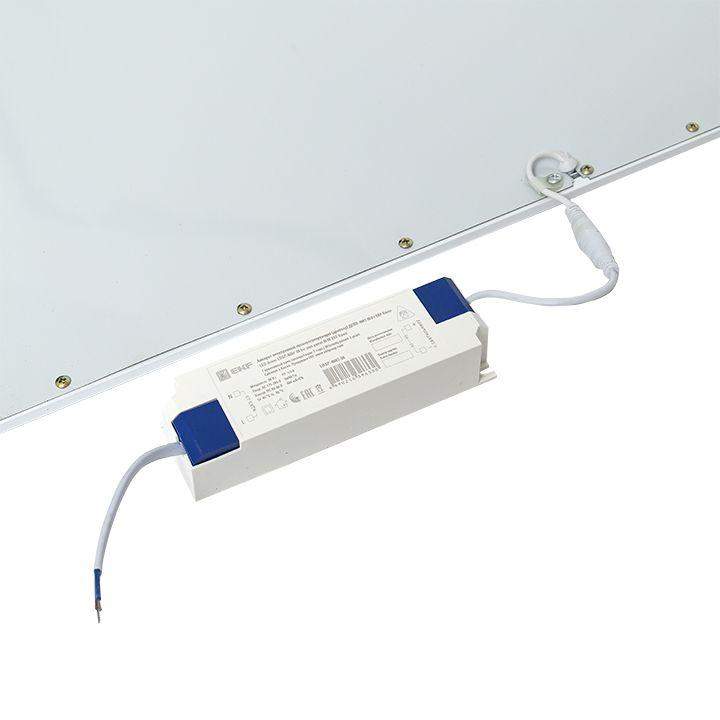  Светильник светодиодный ЛУО-4006-D 36Вт 6500К IP40 панель тонкая 595х595 опал бел.с драйвером Basic EKF LPS-4006-D-36-6500 фото в каталоге от BTSprom.by